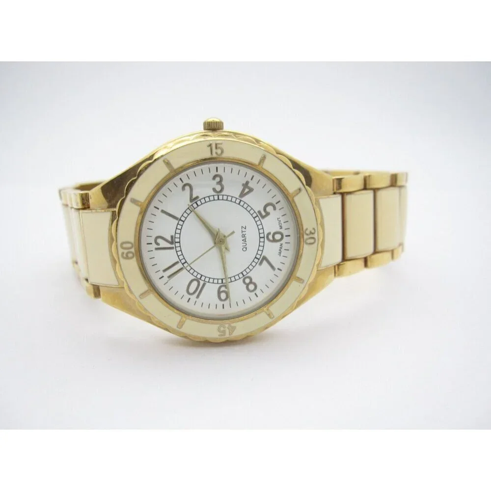Women's SLE Quartz Analog 40mm Dial Causal Round Watch (E89)